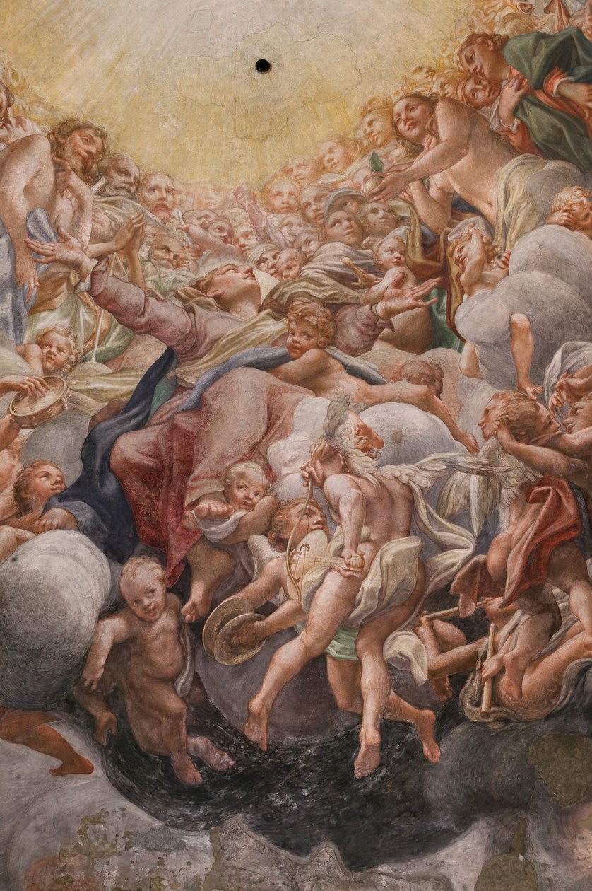 Szűz Ádám és Éva között, 3660852 részlet alkotó: (c.1489 1534) Correggio