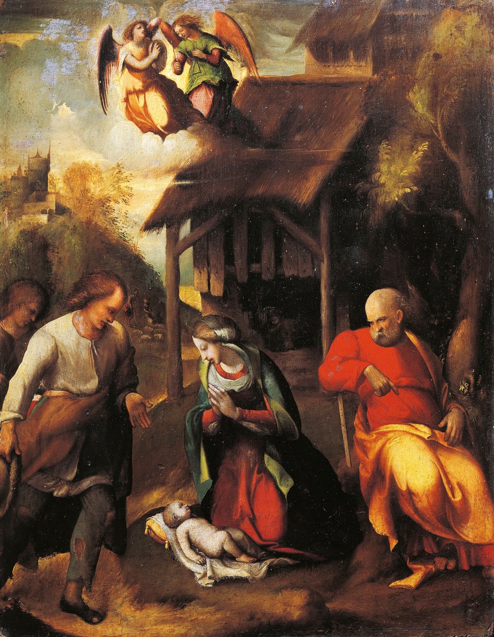 A Pásztorok imádása (festmény alkotó: (c.1489 1534) Correggio
