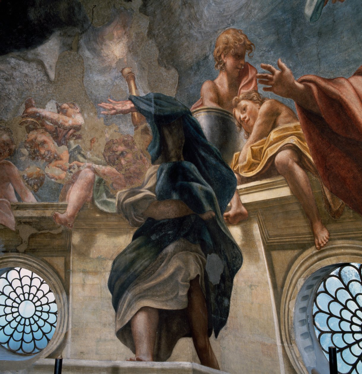 Apostol, részlet a Szűz mennybemeneteléből alkotó: (c.1489 1534) Correggio