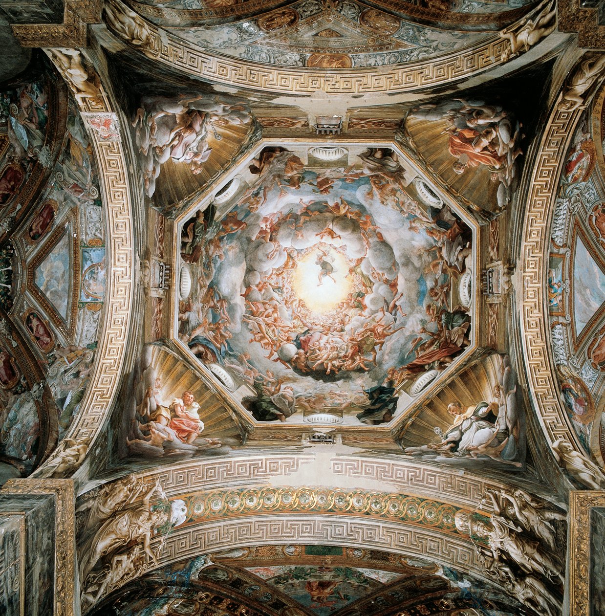 Kupola Szűz mennybemenetelével alkotó: (c.1489 1534) Correggio