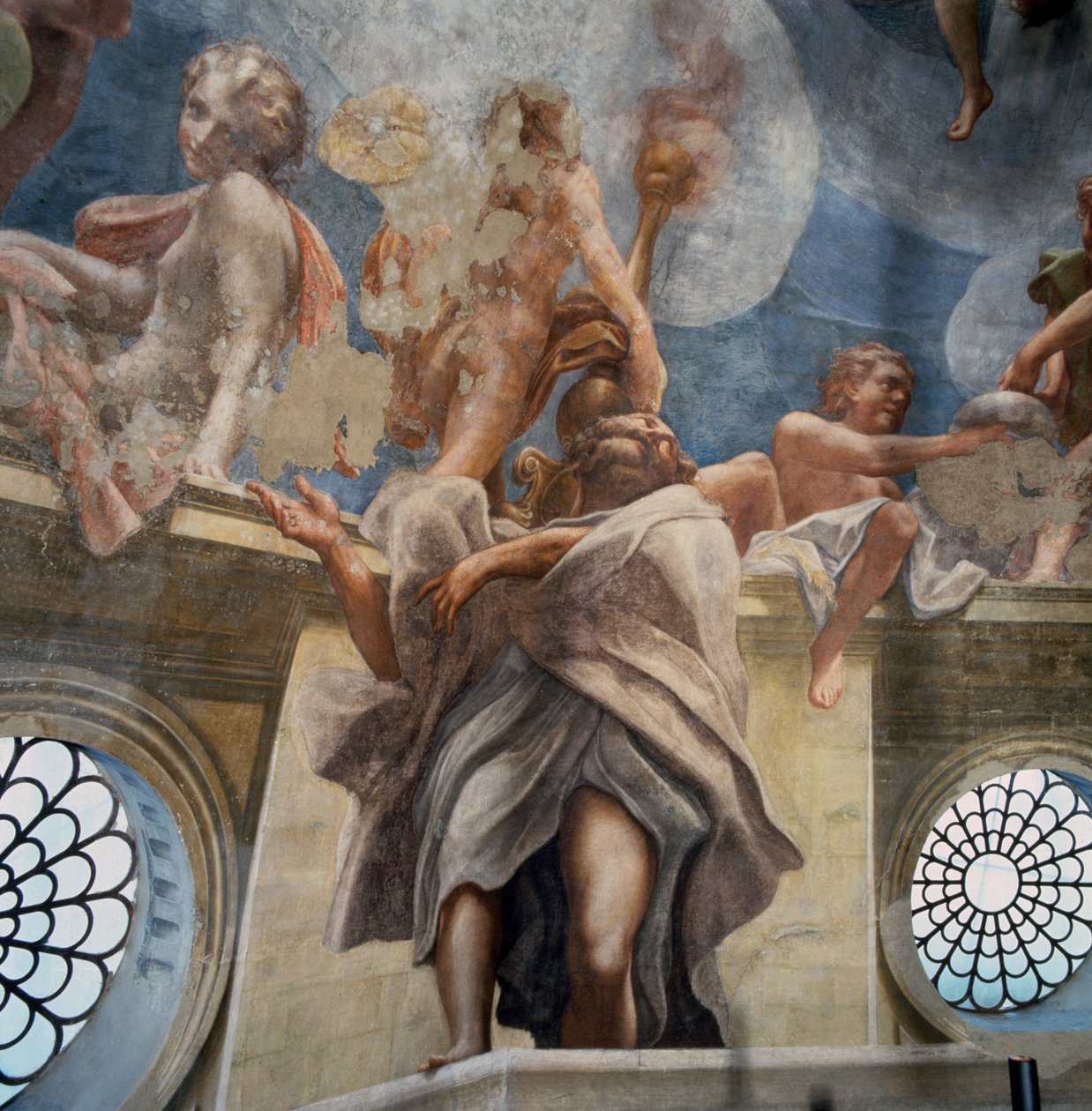 Efebész, részlet a Szűz mennybemeneteléből alkotó: (c.1489 1534) Correggio