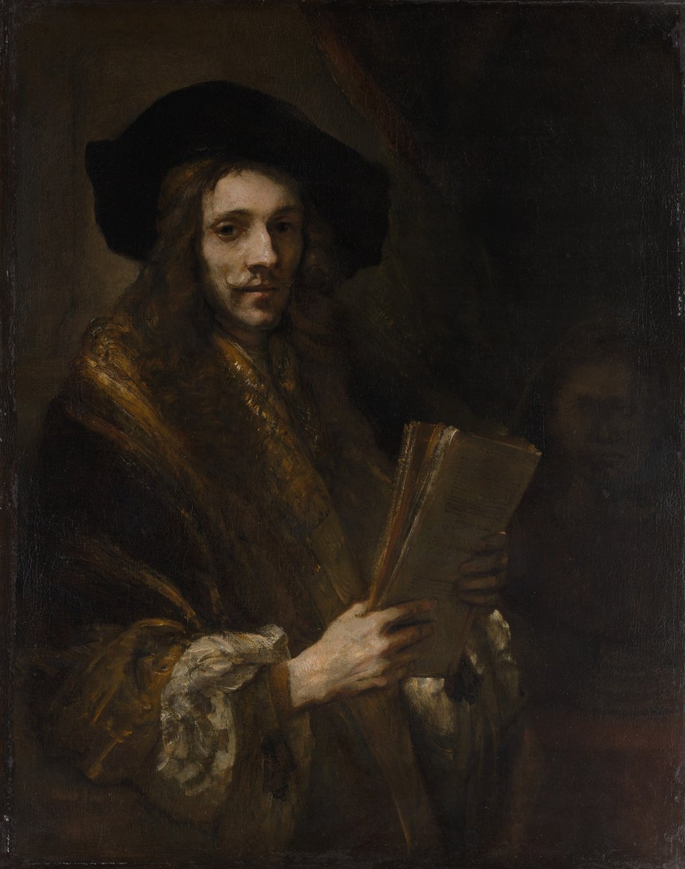 Férfi portréja ("The Auctioneer"), 1658-1662 körül (olaj, vászon) alkotó: (follower of) Rembrandt Harmensz. van Rijn