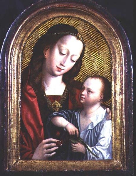 Madonna és gyermeke alkotó: (studio) Master of the Magdalene Altarpiece