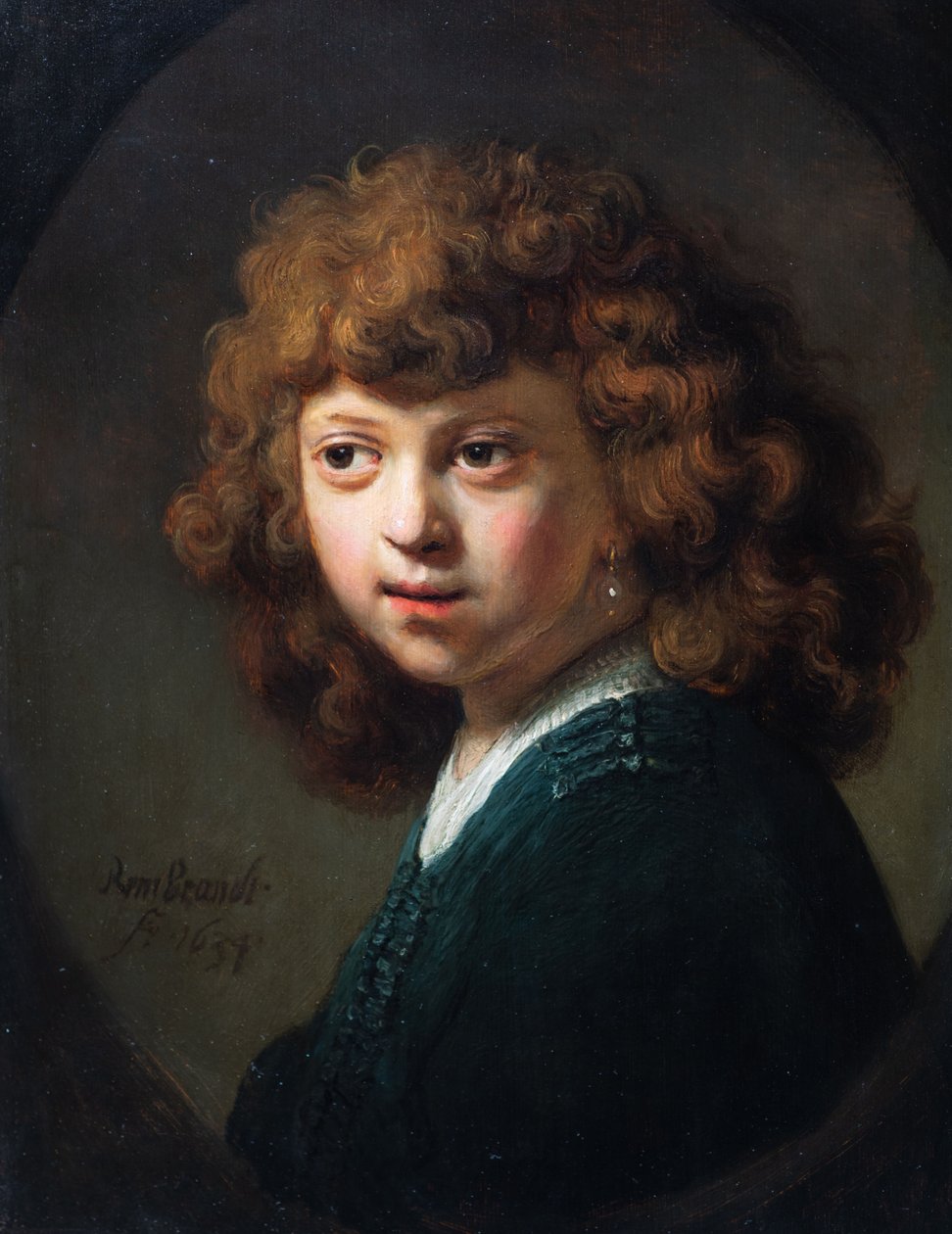 Egy fiú portréja alkotó: (studio of) Rembrandt Harmensz. van Rijn