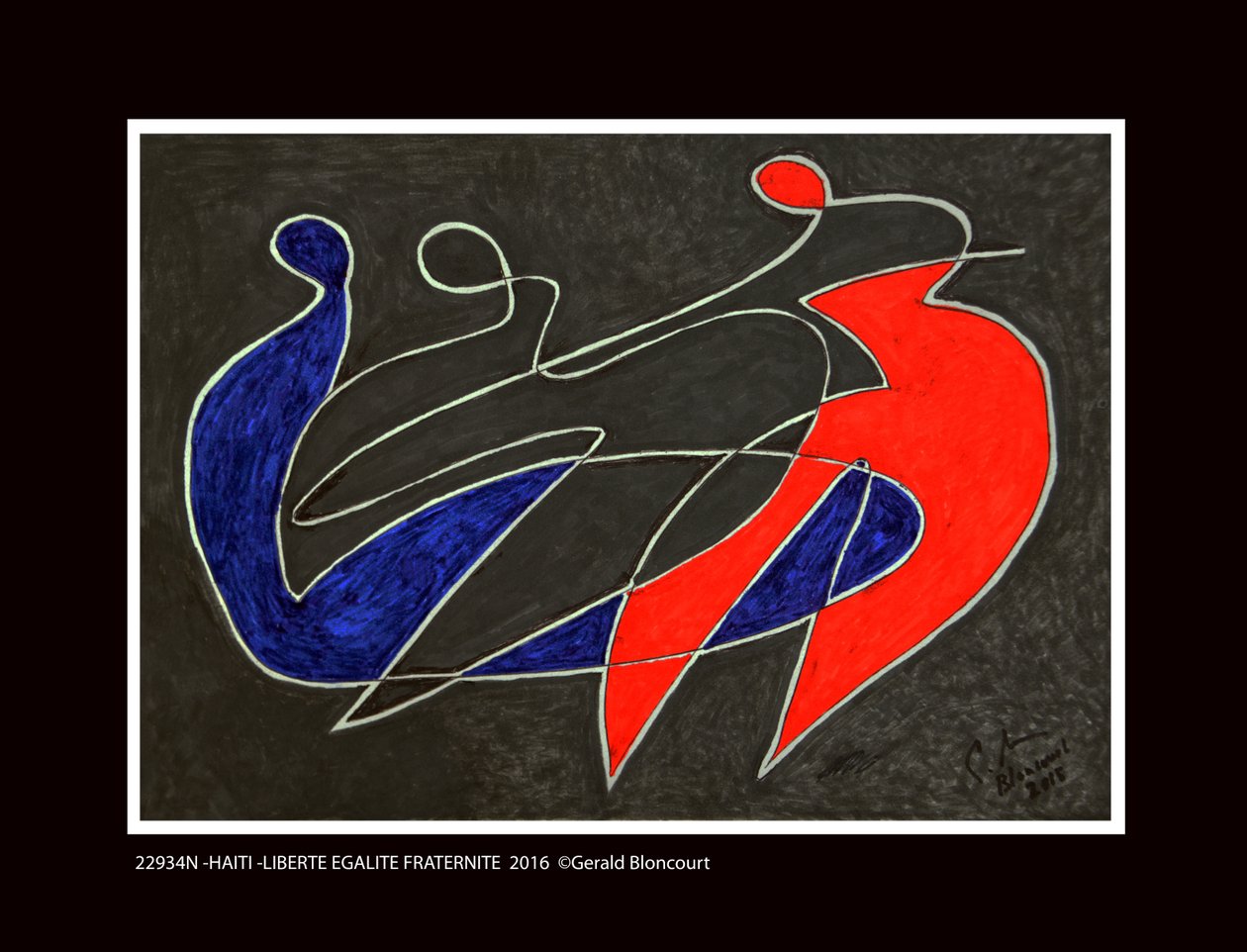 22934N -HAITI -LIBERTE EGALITE FRATERNITE 2016 ? alkotó: Unknown
