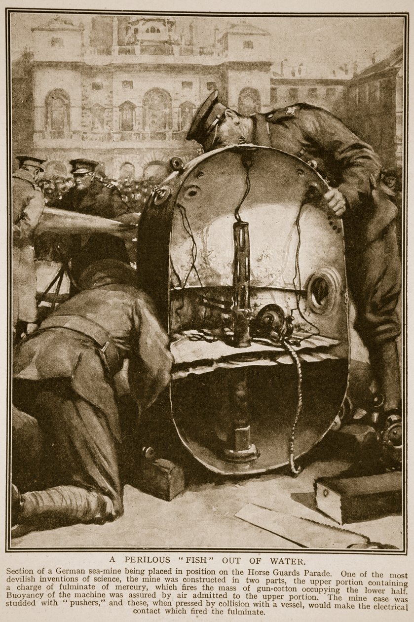 Veszélyes hal a vízből, 1914-19 alkotó: Unknown