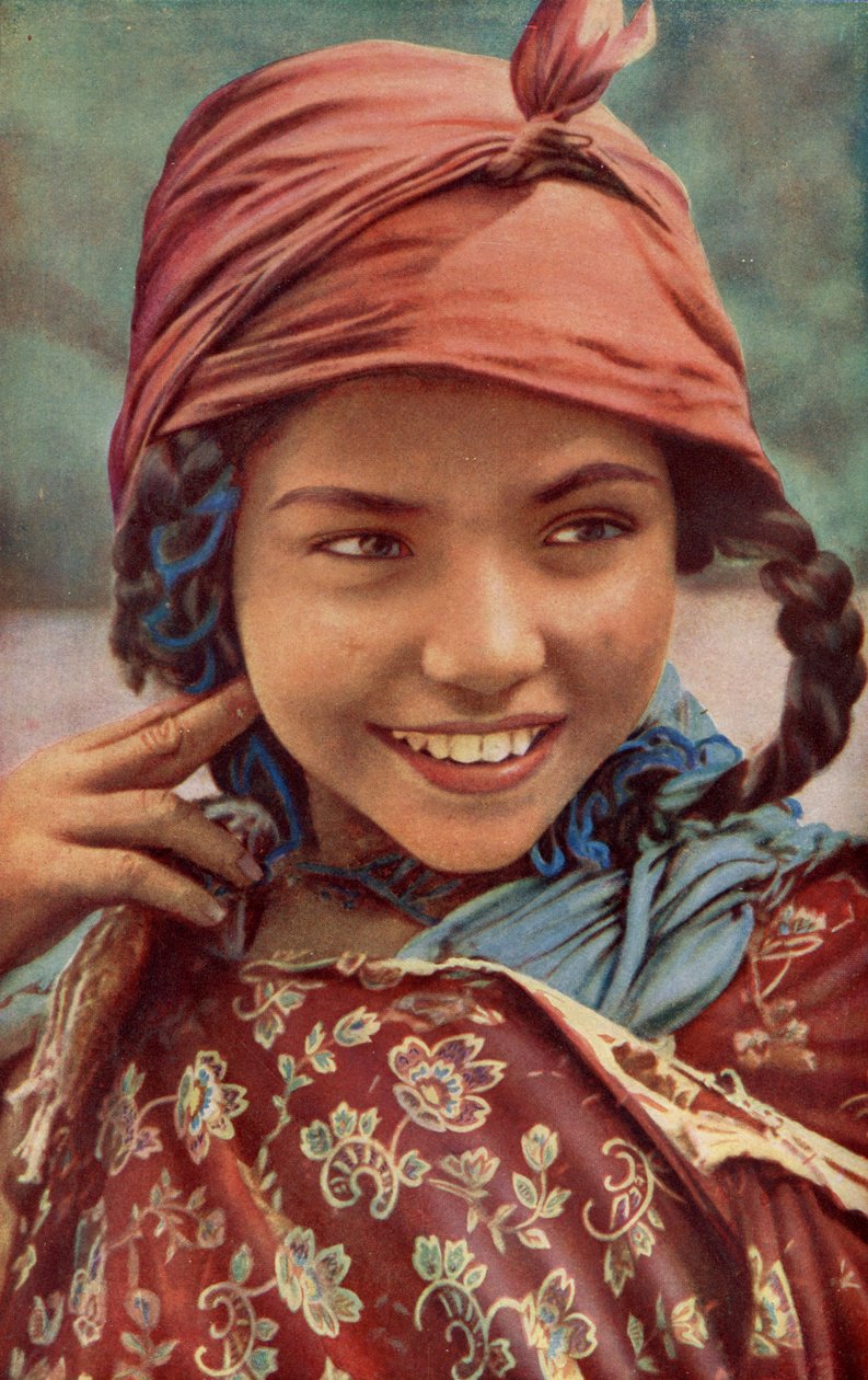 Afrika. Arab gyerekek Tuniszból. 1920 alkotó: Unknown