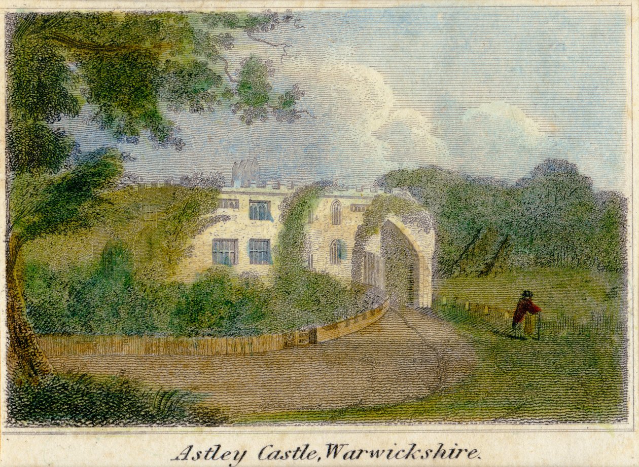 Astley kastély, Warwickshire, 1830 körül alkotó: Unknown