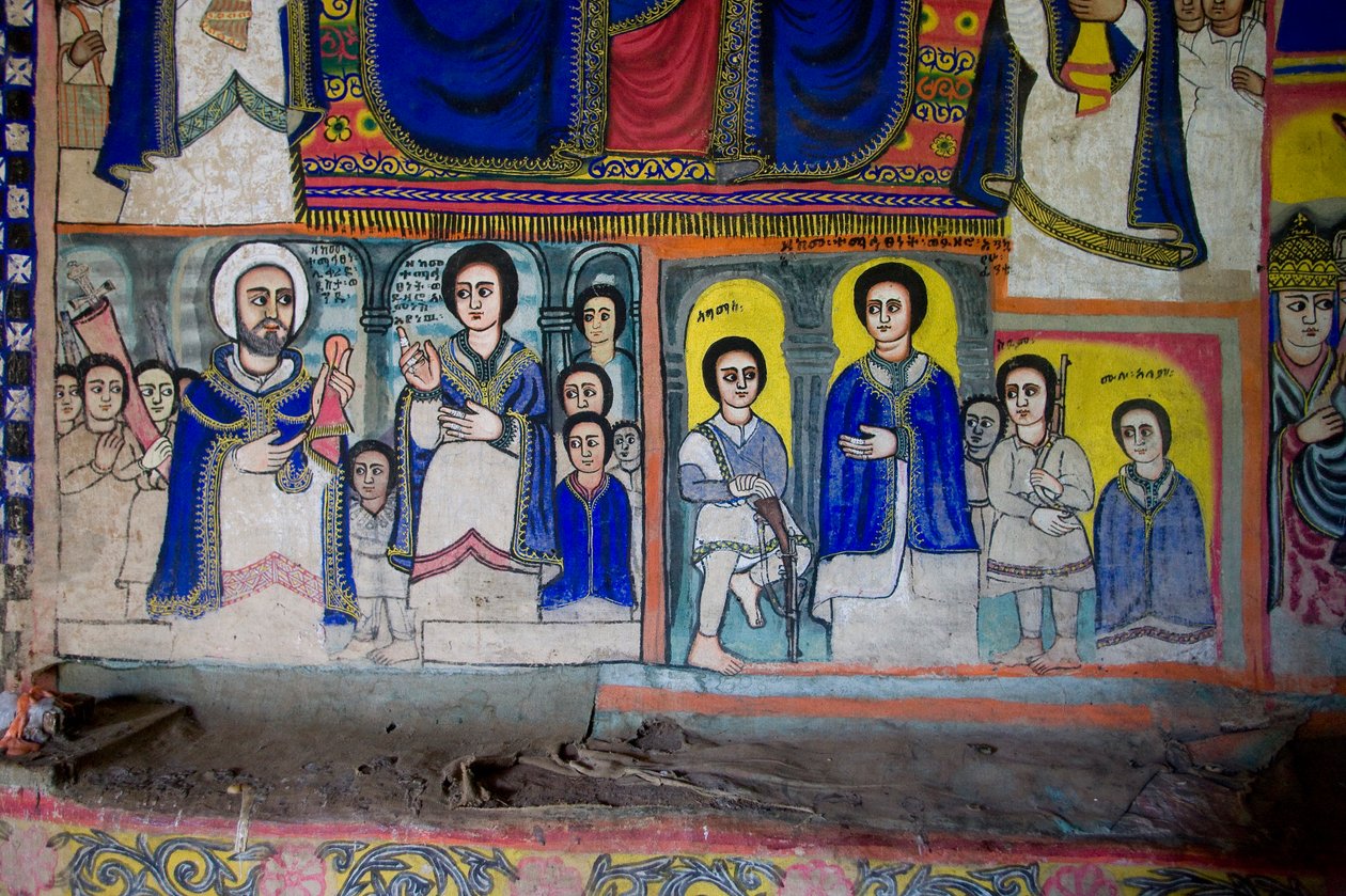 Debir Sina Mary templom, Gorgora, Tana-tó, Etiópia, Afrika alkotó: Unknown