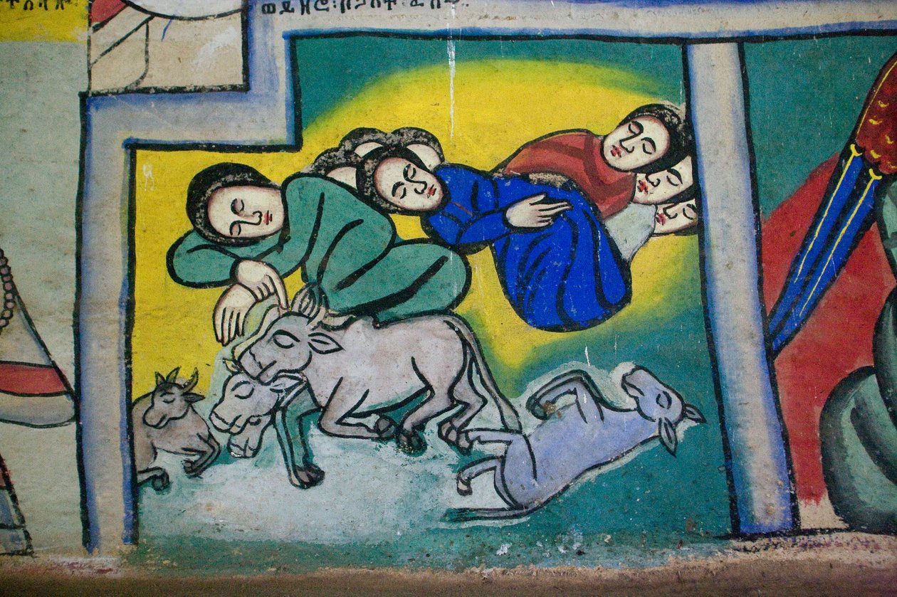 Debir Sina Mary templom, Gorgora, Tana-tó, Etiópia, Afrika alkotó: Unknown