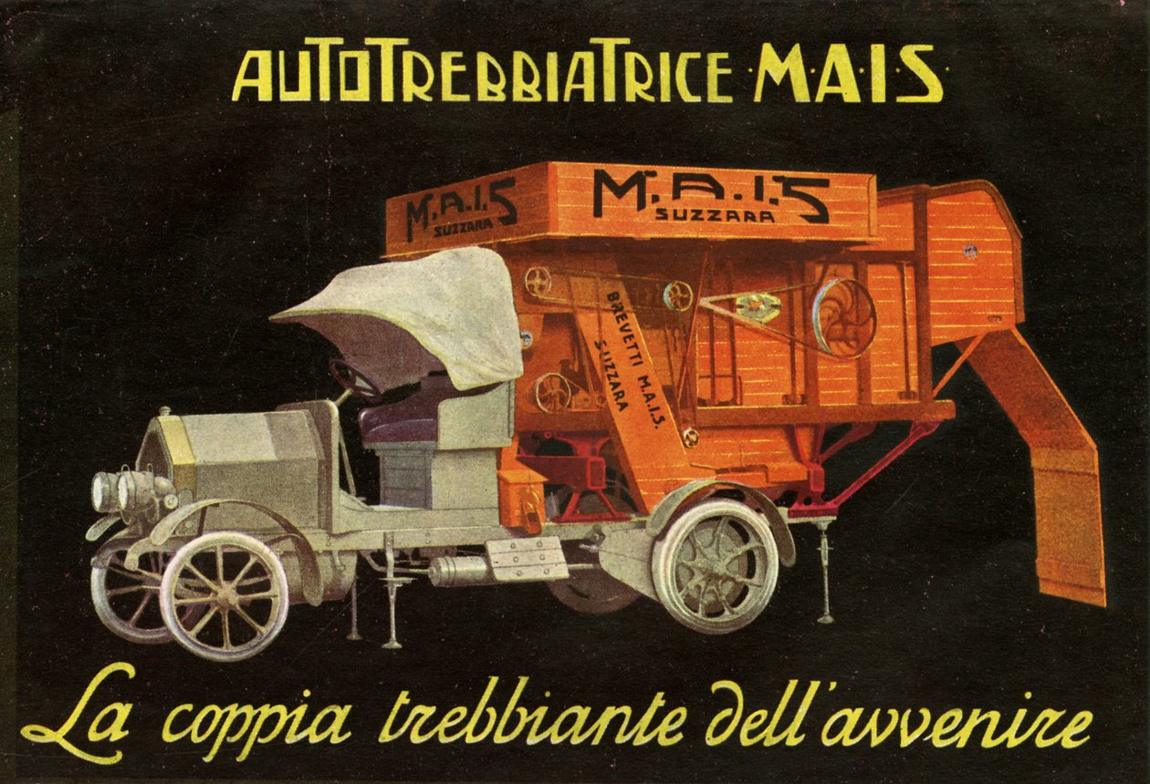 Mezőgazdasági gépek. Suzzara, 1925 alkotó: Unknown