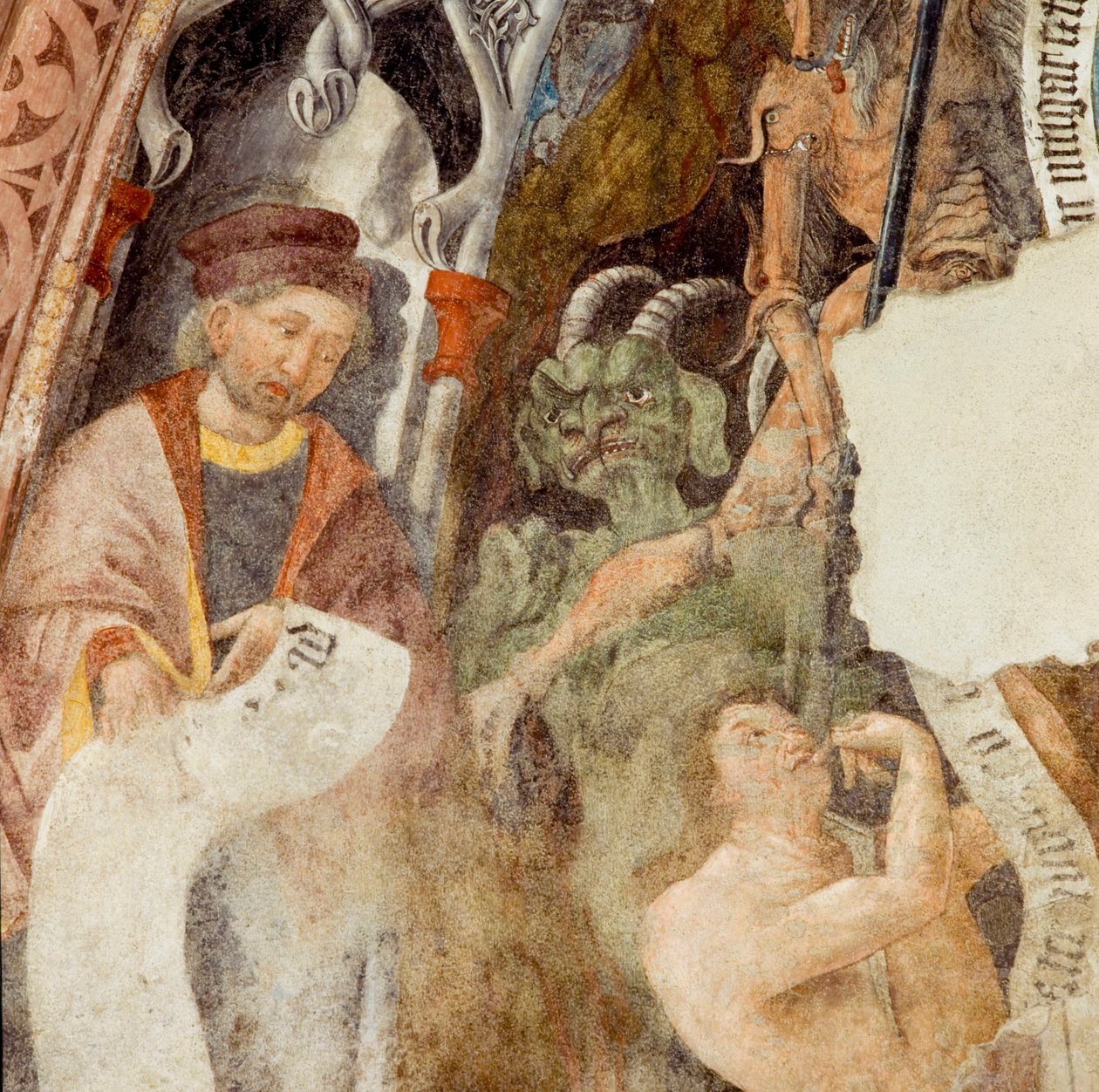 Fresco, Novacella Abby, Bressanone, Trentino Alto Adige, Olaszország alkotó: Unknown