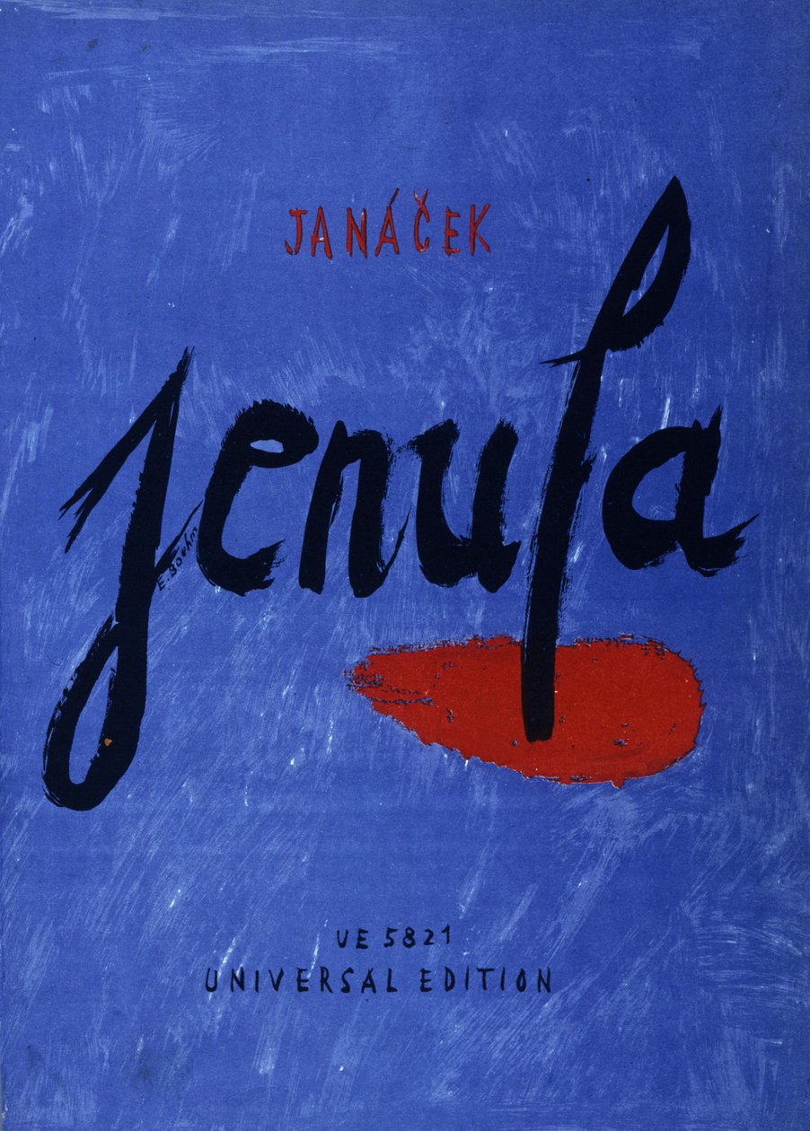 A Jenufa első borítója, Leos Janacek alkotó: Unknown