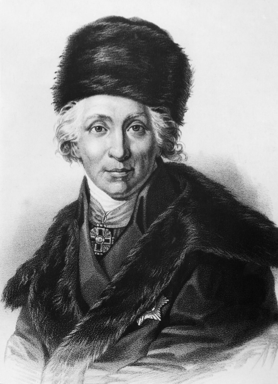 Gavril Romanovics Derzhavin (1743-1816), híres orosz költő és hazafi. alkotó: Unknown