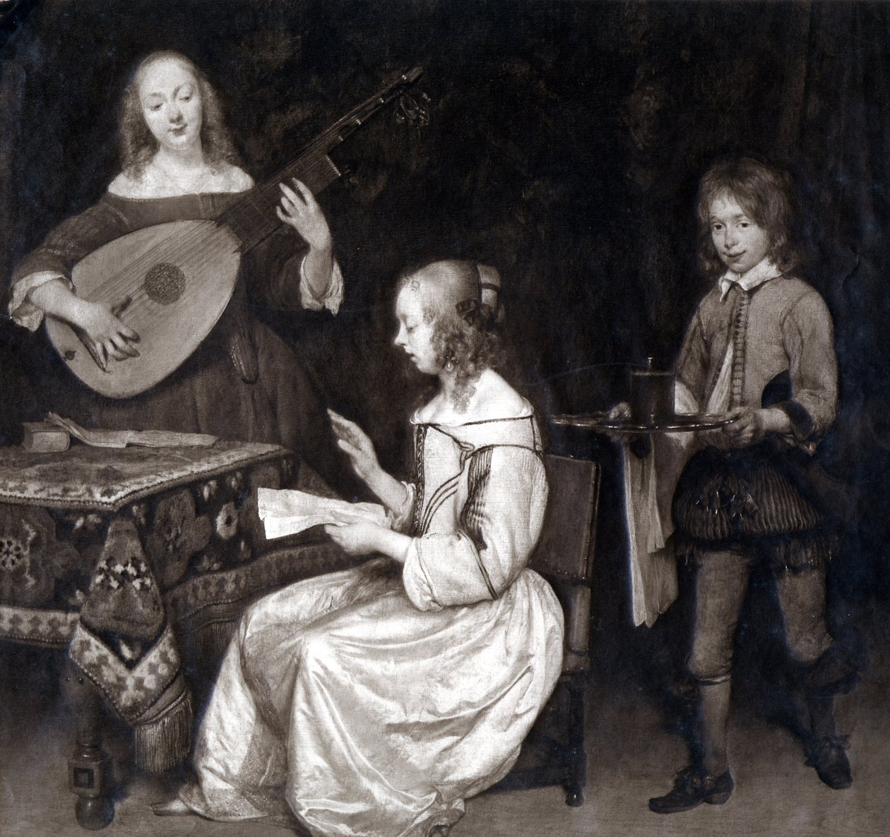 Gerard ter Borch, Musical Scene. alkotó: Unknown