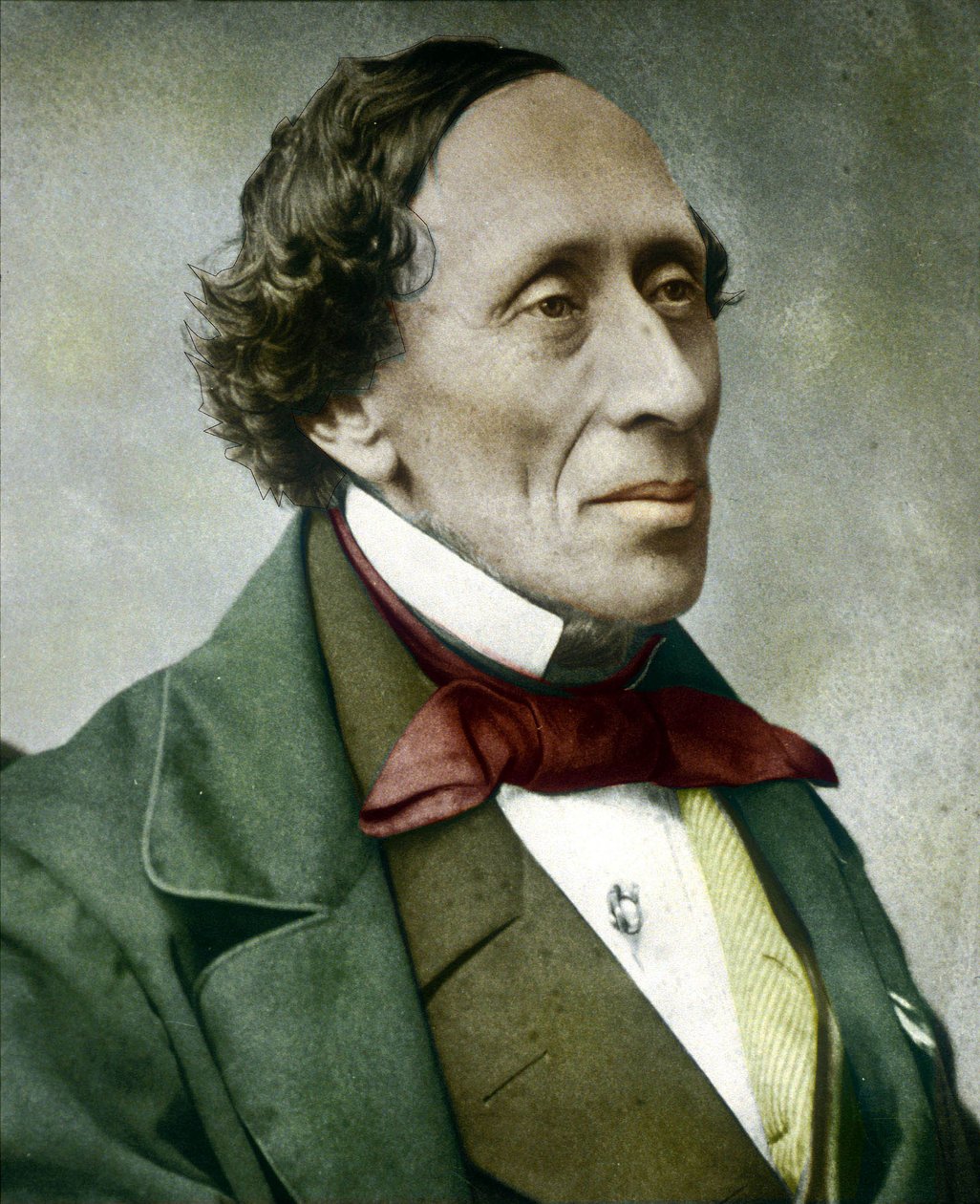 Hans Christian Andersen, 1860-as évek (színes fotó) alkotó: Unknown
