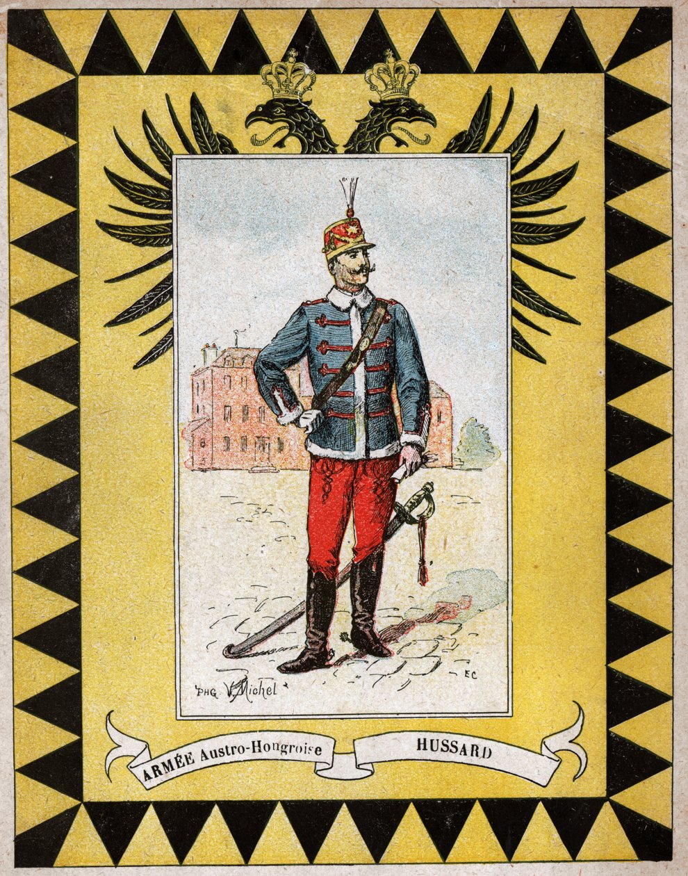 Hussard. Huszár. alkotó: Unknown