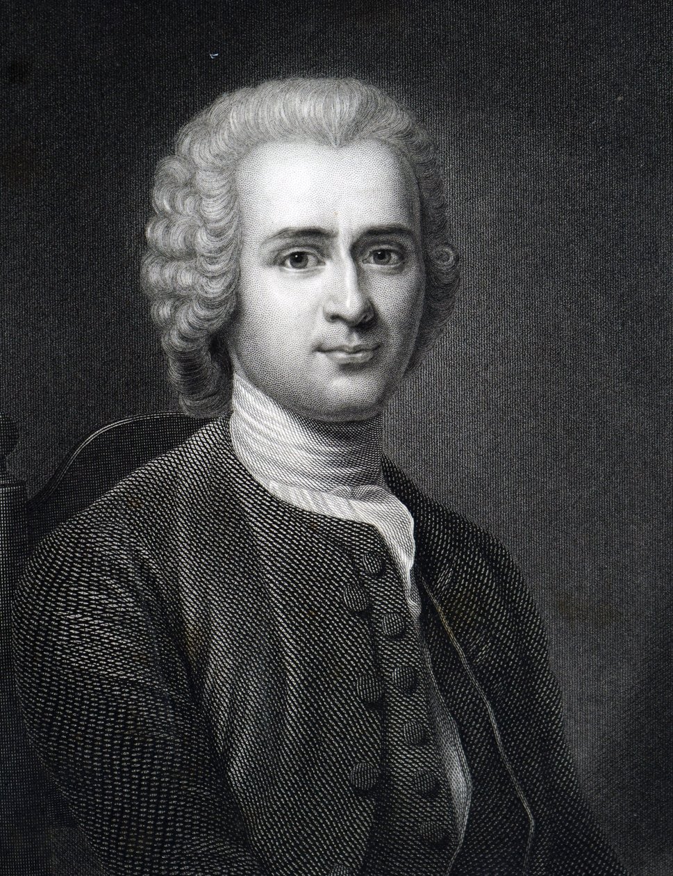 Jean-Jacques Rousseau. alkotó: Unknown