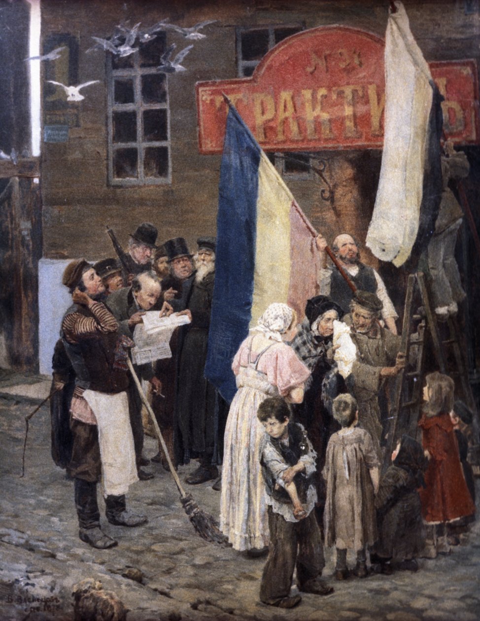 Kars van elfoglalva, 1878, Olaj, vászon, Victor Vasnetsov festménye. alkotó: Unknown