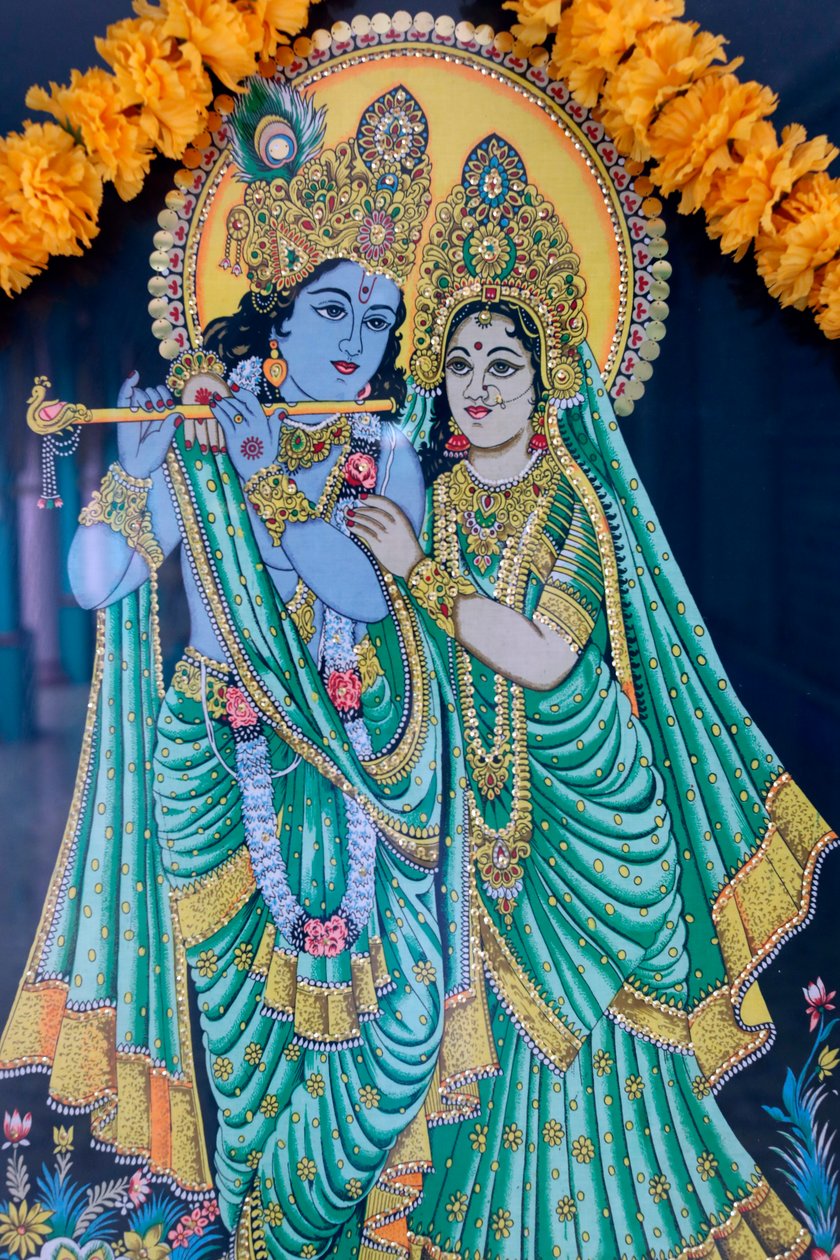 Krishna & Radha, Sri Thande Yuttapani templom, Ho Si Minh-város, Vietnam alkotó: Unknown