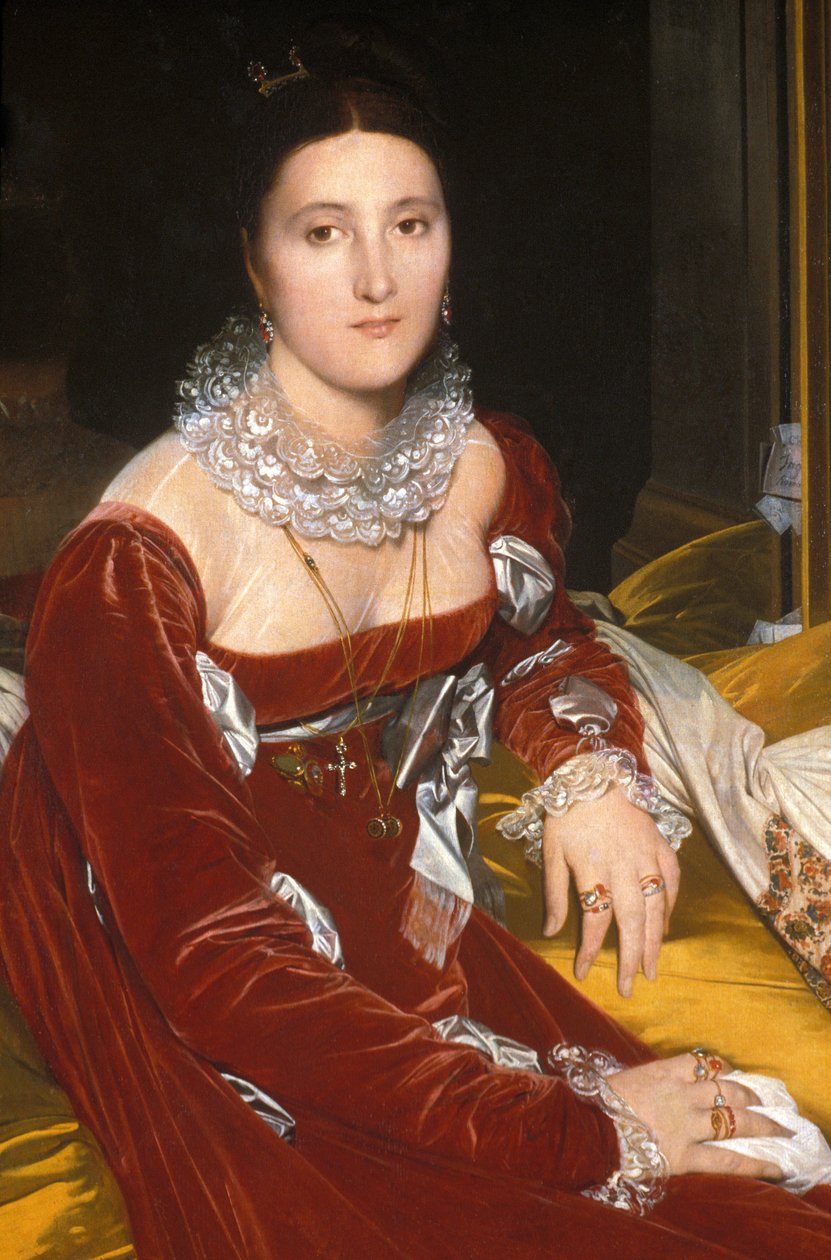 Loire Atlantique N* 096 – Daf N* 900820368 hivatkozási szám – NantesMusee des Beaux Arts – „Madame de Senonnes”” (Marie Genevieve Marguerite Marcoz, Senonnes vikomtja, 1783-1828) – Jean Auguste Domin alkotó: Unknown