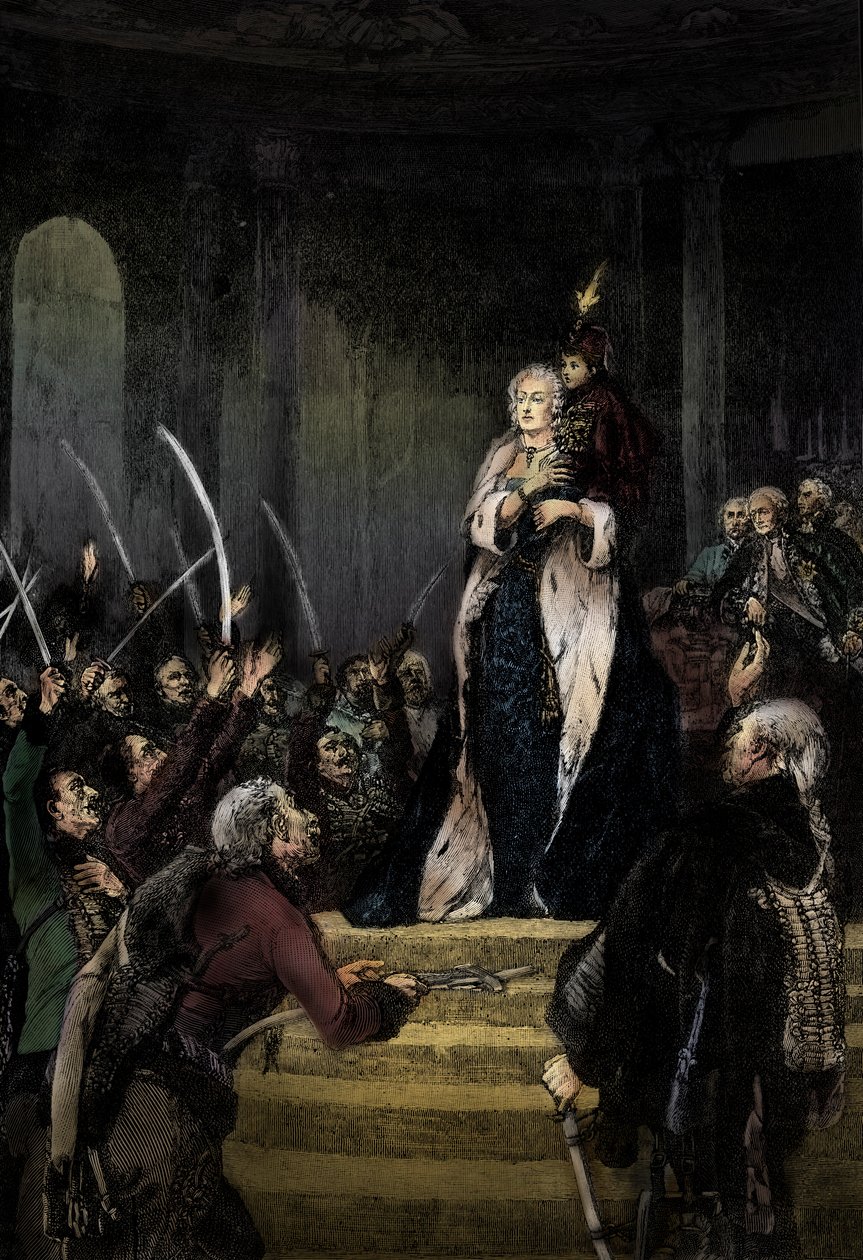 Mária Terézia és a Magyar Országgyűlés alkotó: Unknown