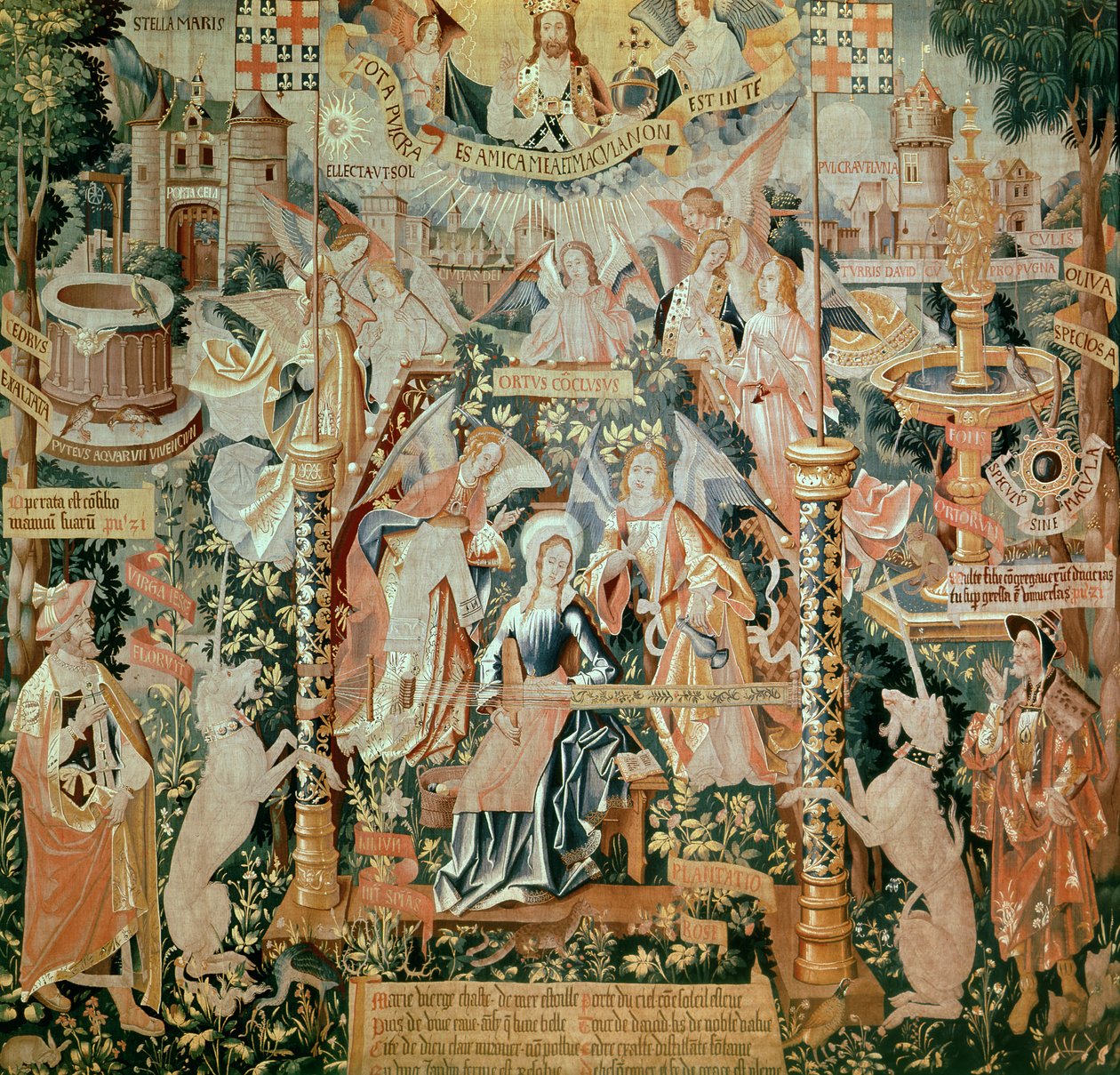 Mária a templomban, Jelenetek a Szűz életéből, Gobelin, 1530 (lásd még: 61163-65) alkotó: Unknown