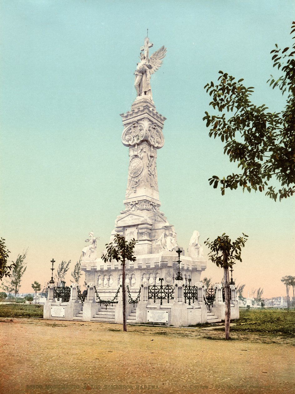 A tűzoltók emlékműve, Colon temető, Havanna, 1900 alkotó: Unknown