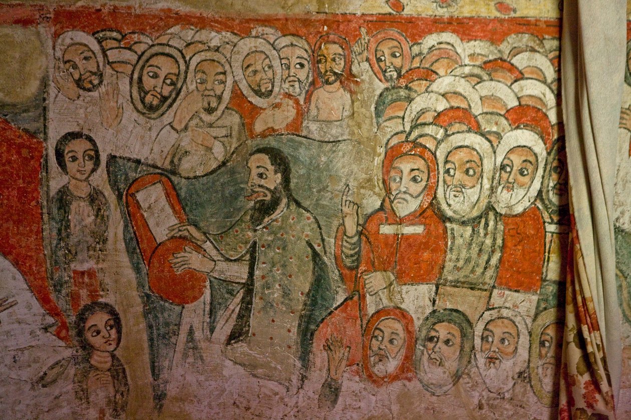 Narga Selassie keresztény templom, Dek szigete, Tana-tó, Gondar régió, Etiópia, Afrika alkotó: Unknown