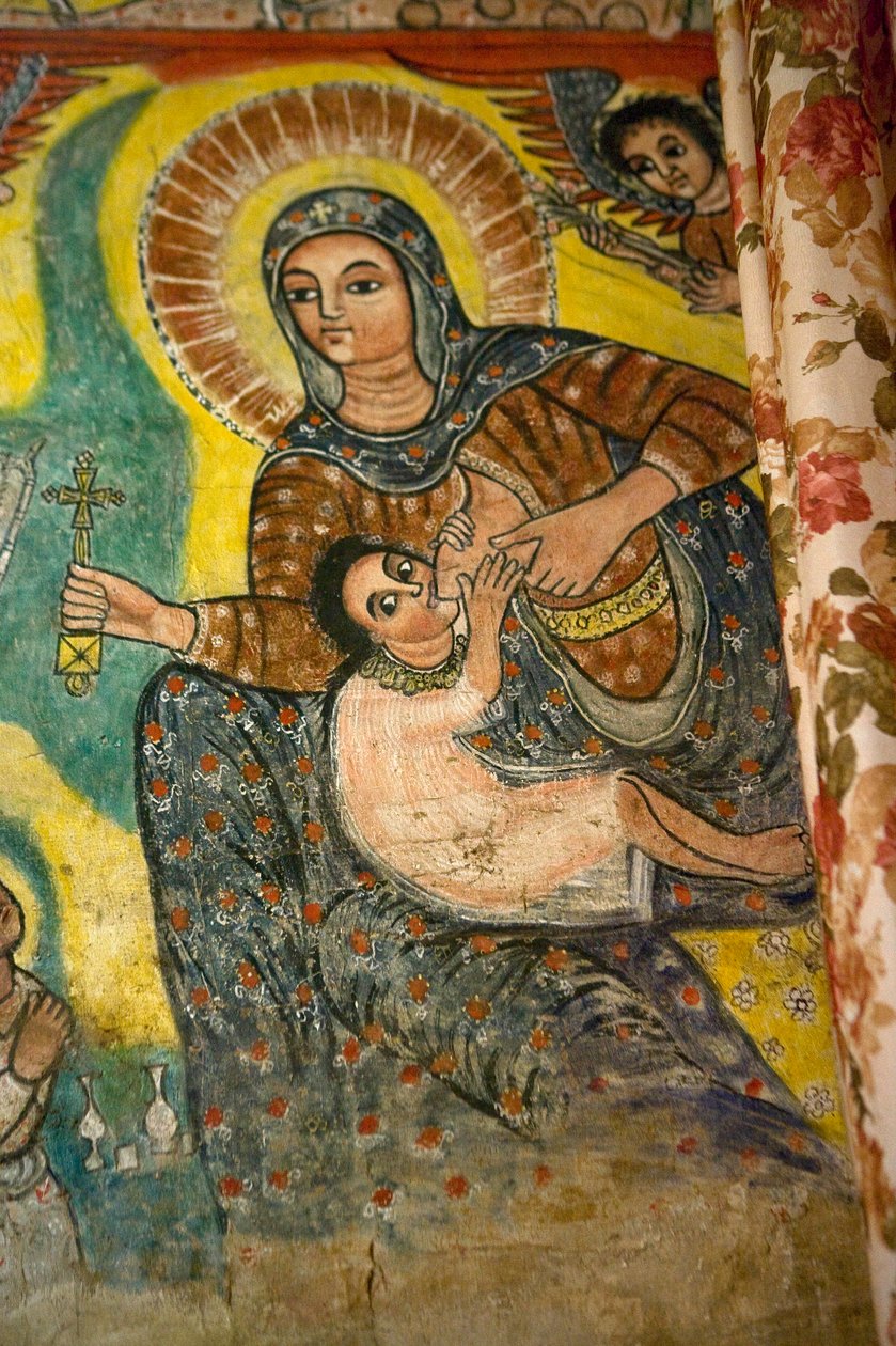 Narga Selassie keresztény templom, Dek szigete, Tana-tó, Gondar régió, Etiópia, Afrika alkotó: Unknown
