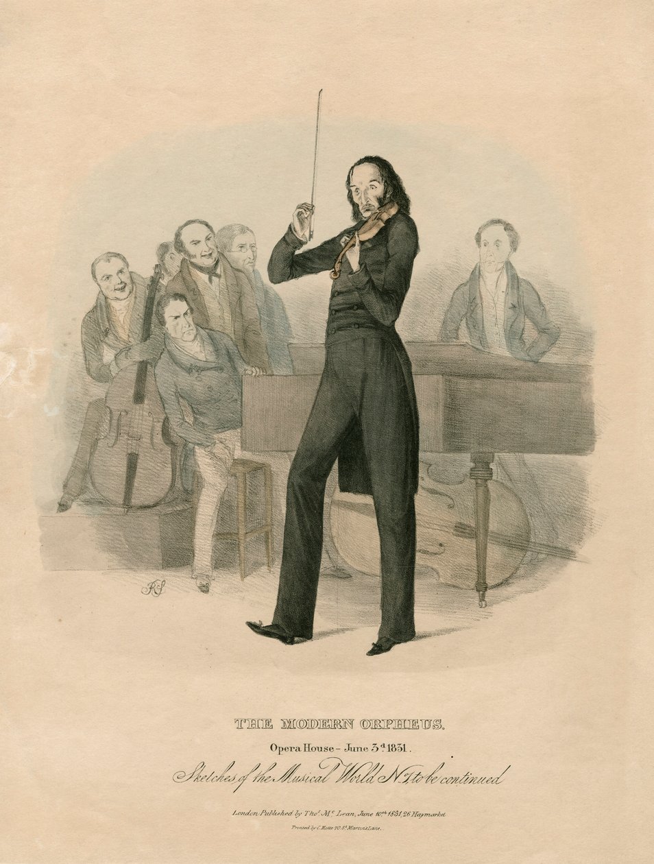 Niccolo Paganini - portré alkotó: Unknown