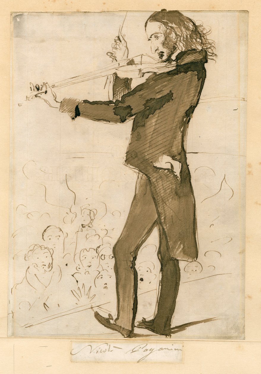 Niccolo Paganini - portré alkotó: Unknown