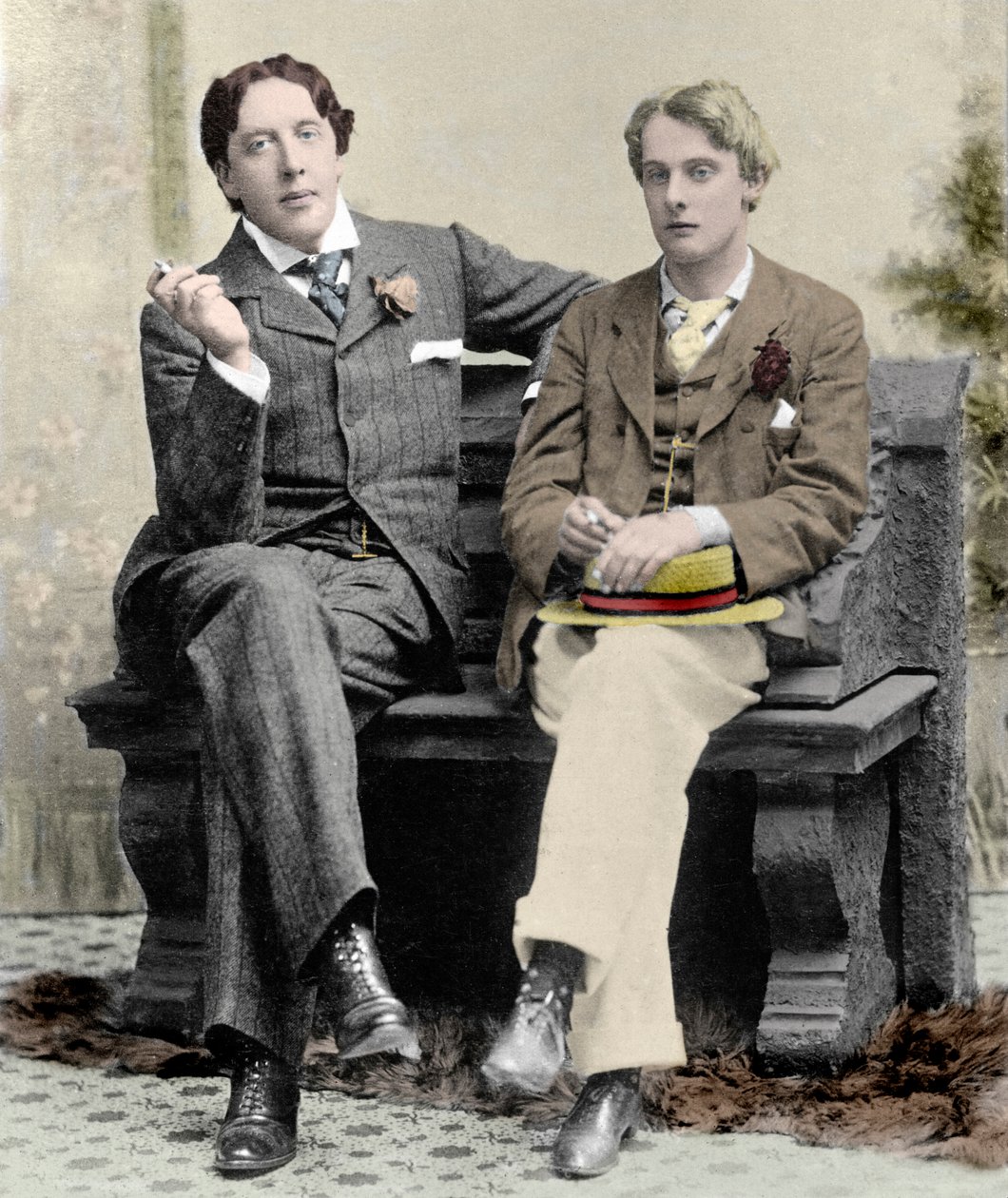 Oscar Wilde és Lord Alfred Douglas, 1894 (színes fotó) alkotó: Unknown