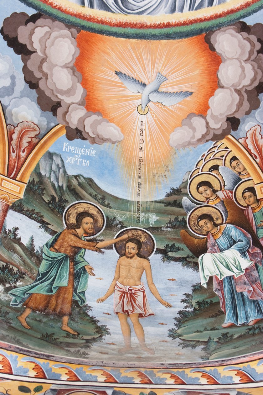 Zahari Zograf festményei a rilai kolostor külső falairól alkotó: Unknown