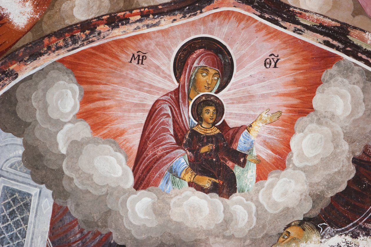 Zahari Zograf festményei a rilai kolostor külső falairól alkotó: Unknown