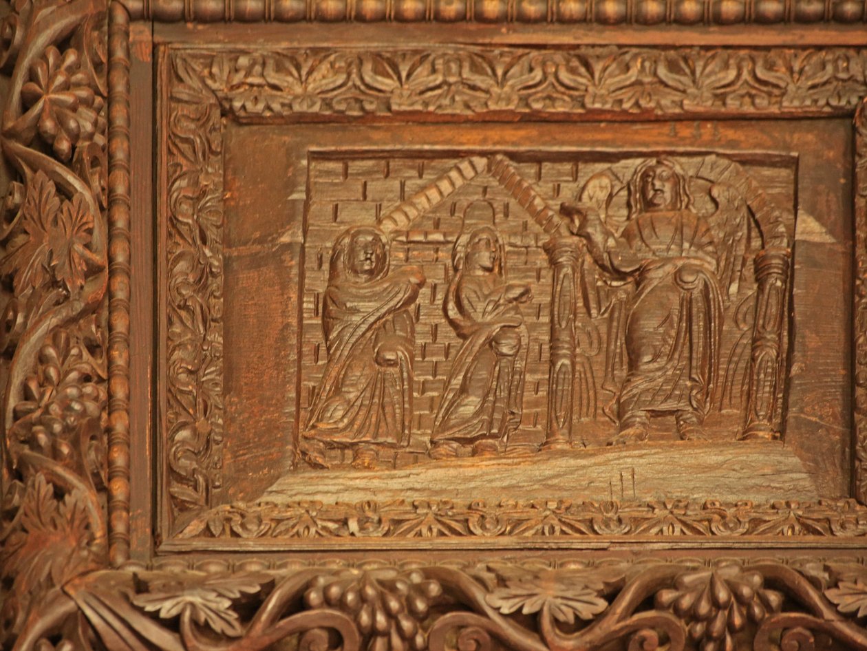 Panel az 5C ajtóról: a Szent Nők az üres sírnál alkotó: Unknown