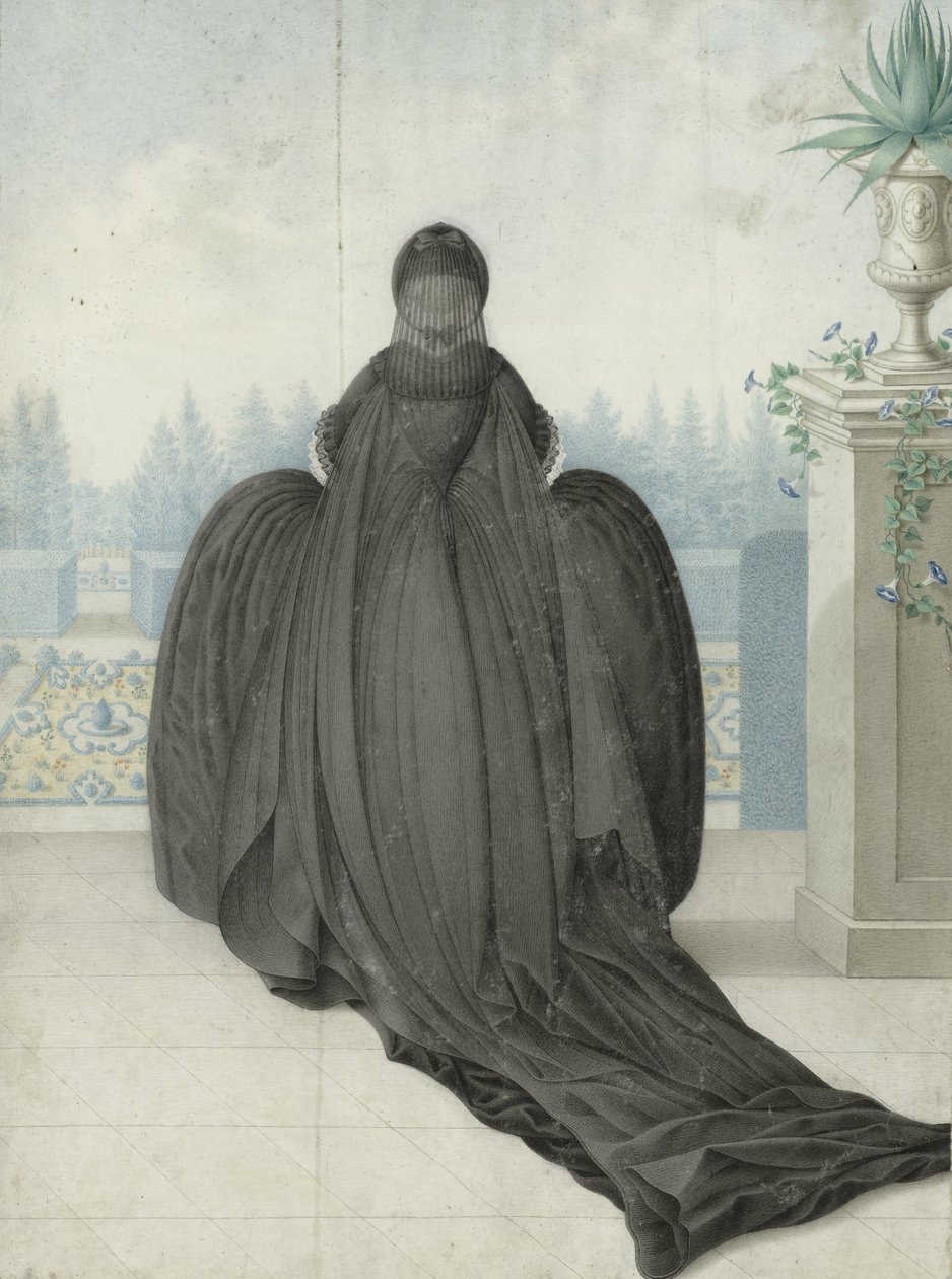 Ausztriai Mária Terézia portréja, 1765-80 körül (akvarell, papír) alkotó: Unknown