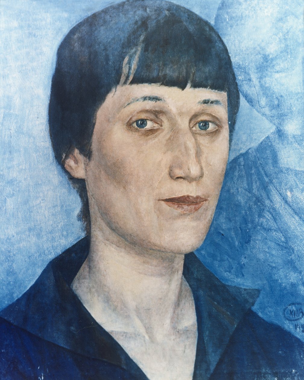 Anna Ahmatova orosz költő (1888-1966) portréja, Petrov-Vodkin, 1922. alkotó: Unknown