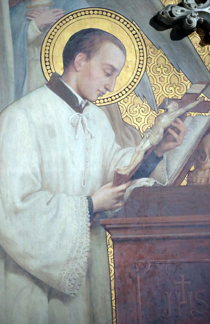 Saint Nizier templom, Saint Aloysius de Gonzaga, Claudius Barrot (1845-1908), Lyon, Franciaország alkotó: Unknown