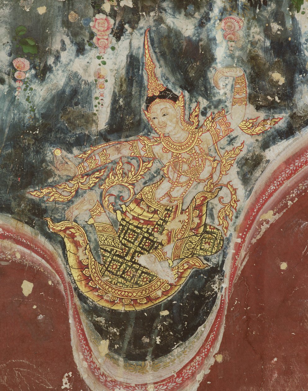 Természetfeletti lény, Wat Suwannaram, Thonburi, Thaiföld alkotó: Unknown