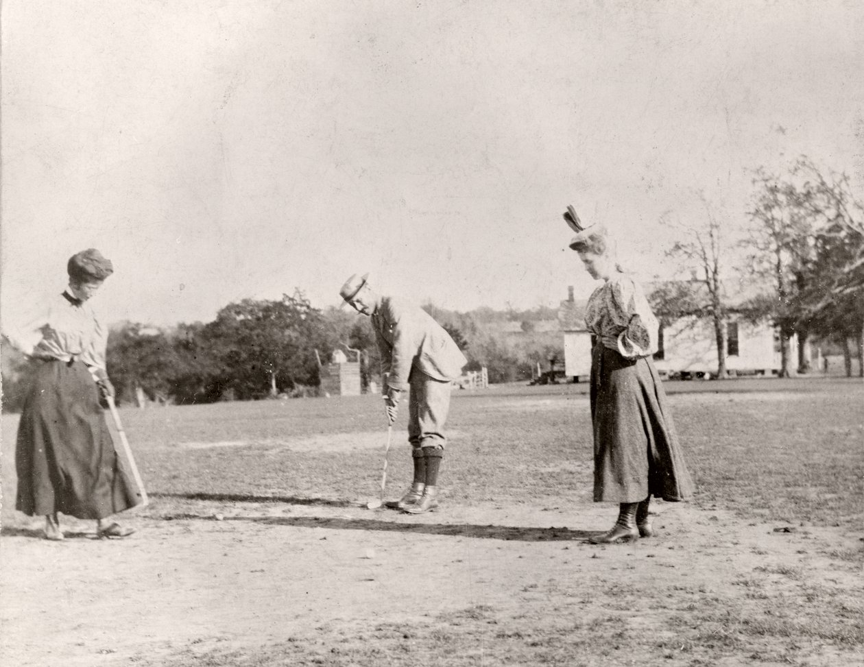 Golf Dallasban, 1900 körül alkotó: American Photographer