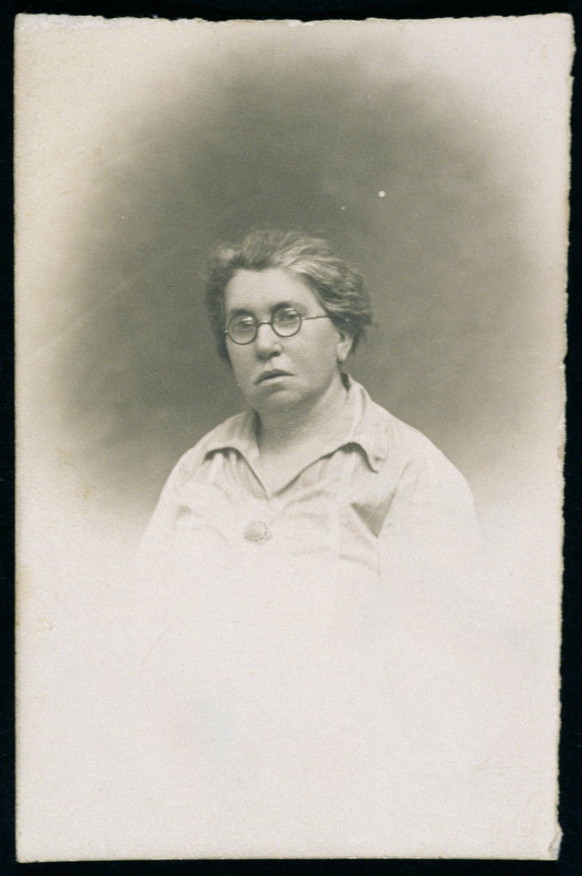 Emma Goldman (1869-1940) portréja, 1926 alkotó: American Photographer