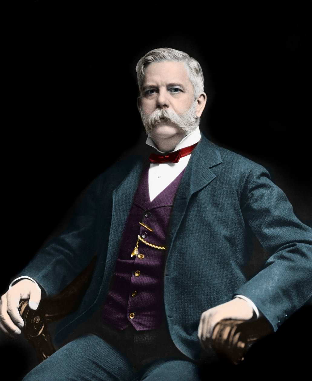 George Westinghouse (1846-1914) portréja. amerikai feltaláló és iparos alkotó: American Photographer