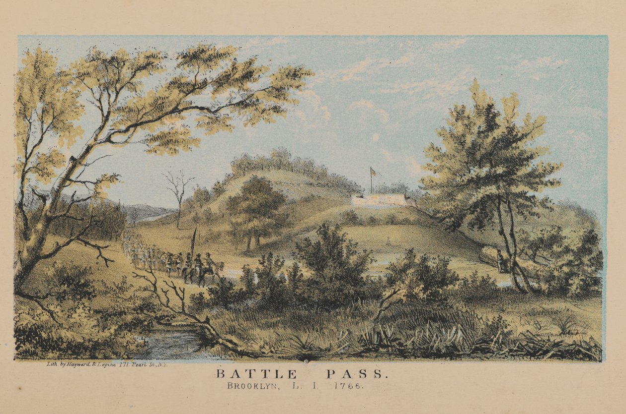 Battle Pass, Brooklyn, 1765 alkotó: American School