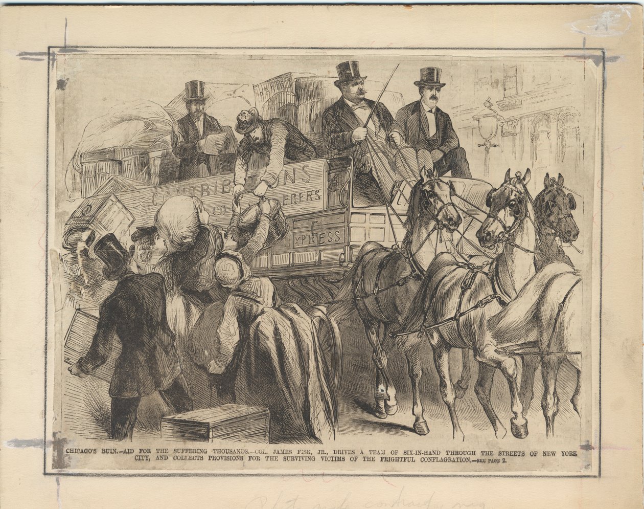 Chicagói rom – Segítség a szenvedő ezreknek, 1871 alkotó: American School