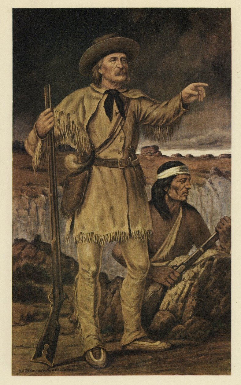 Christopher (Kit) Carson (1809-1868), alkotó: American School