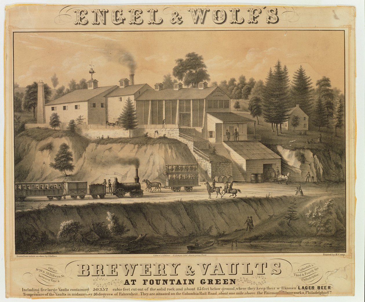 Engel és Wolfs Sörgyár alkotó: American School