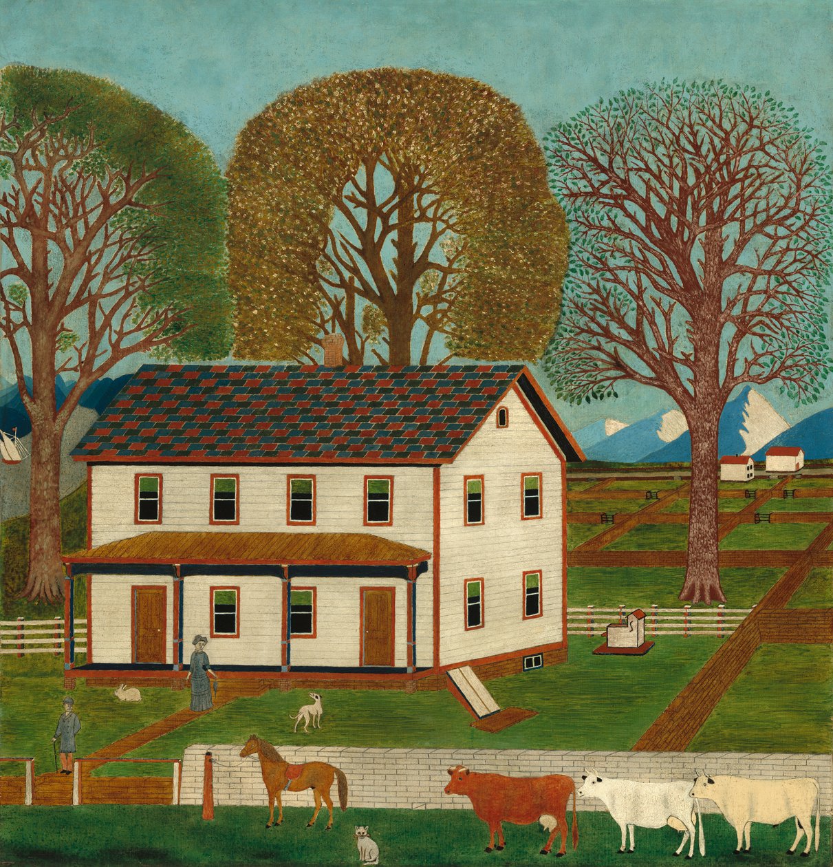 Parasztház a Mahantango-völgyben alkotó: American School
