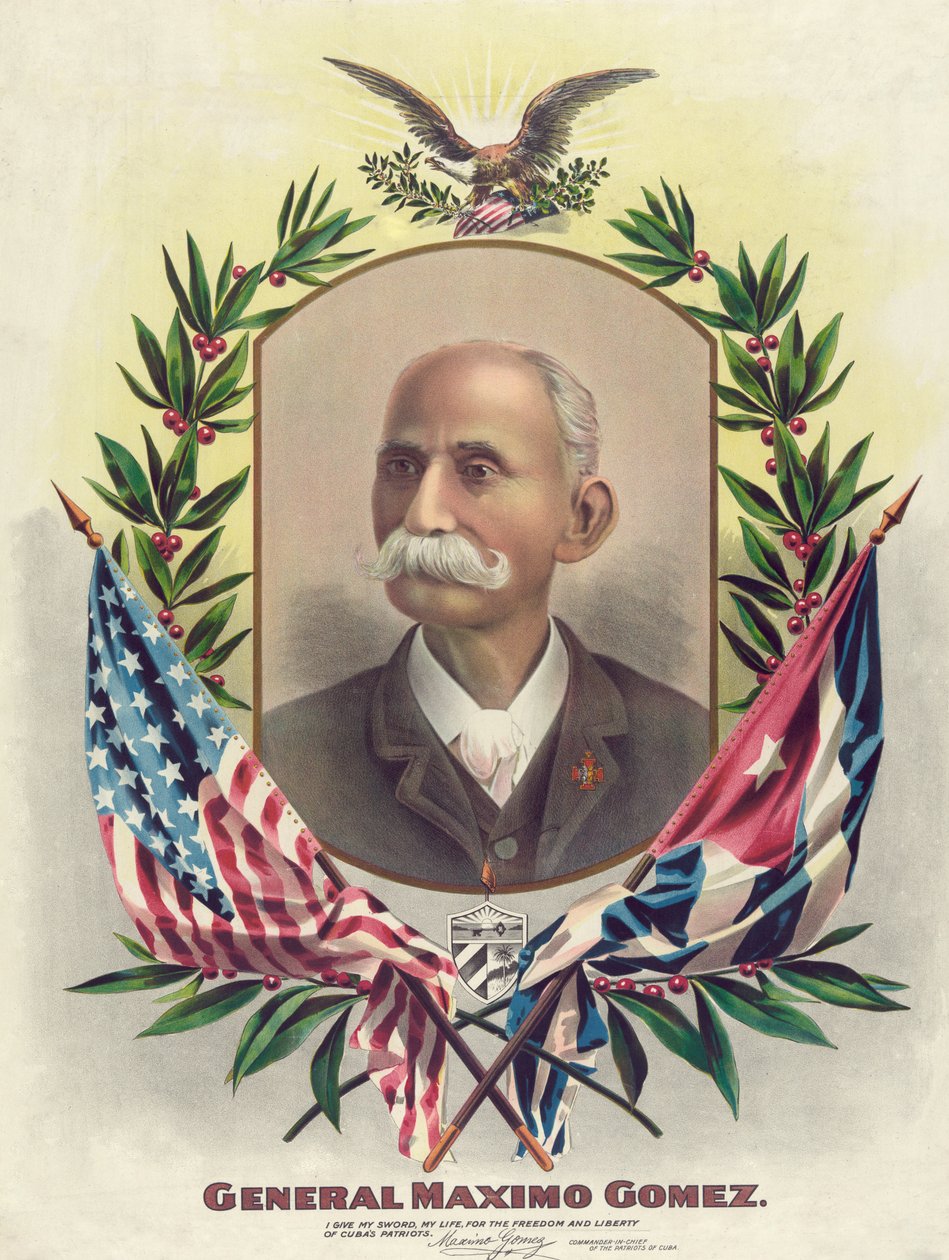 Maximo Gomez tábornok alkotó: American School