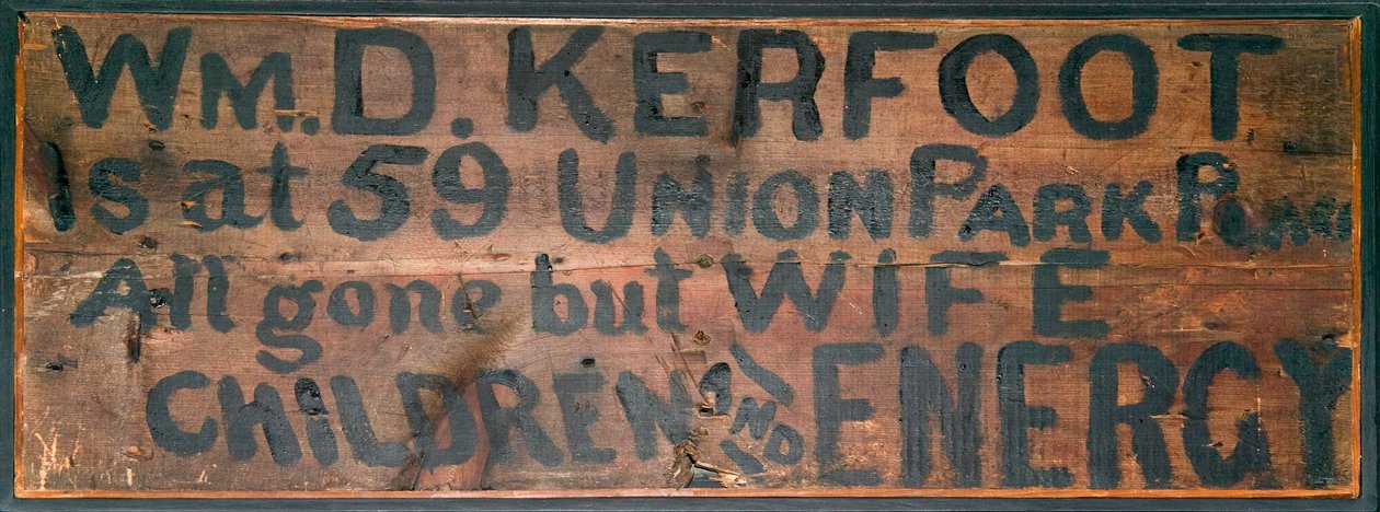 Kézzel festett fatábla, 1871 (fa) alkotó: American School